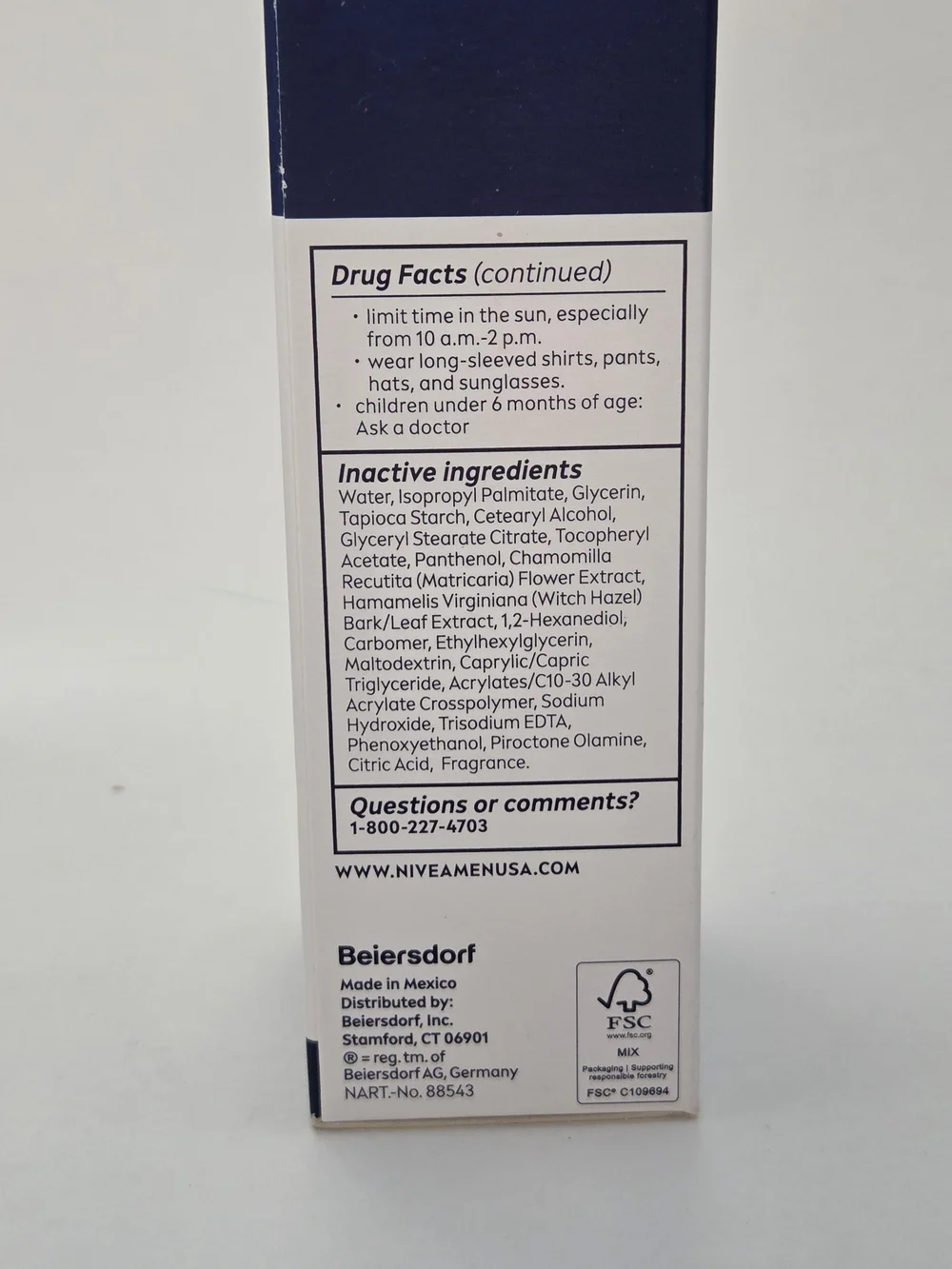 NIVEA Men Age Defense Serum + Sensitive SPF 15 Face Lotion Set